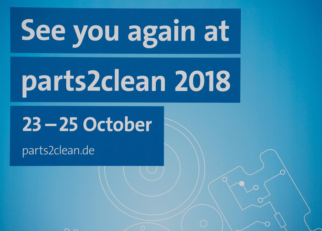 parts2clean, 24. - 26. Oktober 2017 parts2clean, 24. - 26. Oktober 2017